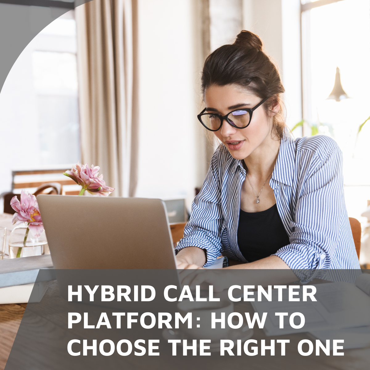 hybrid call center platform connecting remote agents